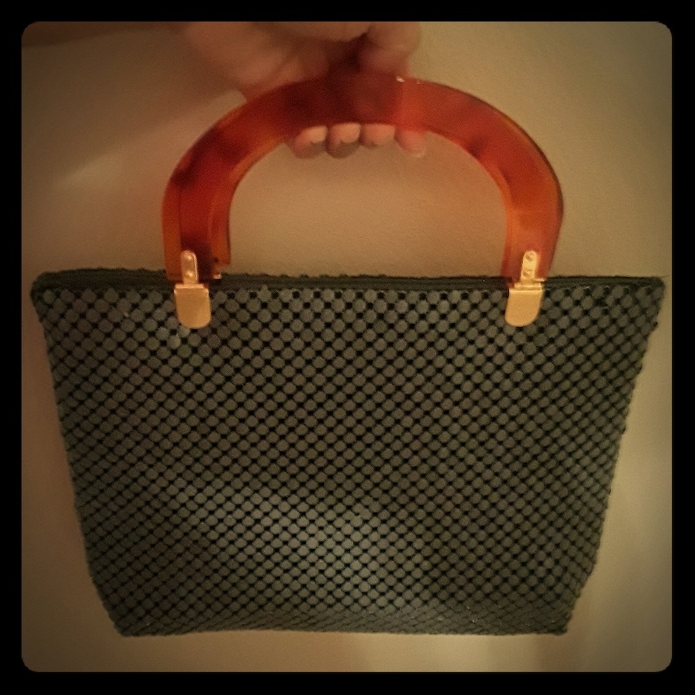 Purse gray and res